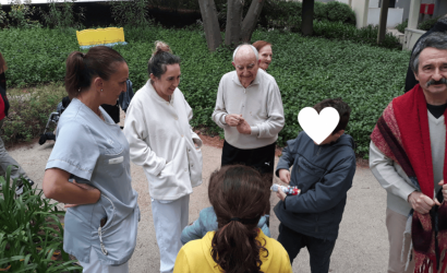 Pâques EHPAD, Moment intergénérationnel, Chasse aux œufs