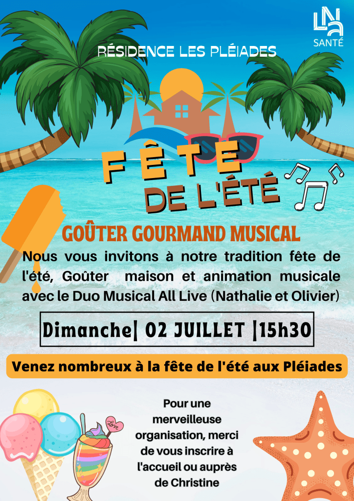 Fête de l'été_Pléiades_Ehpad