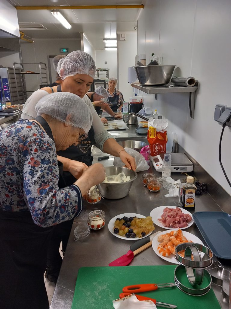 Participants en cuisine